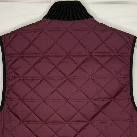 Victorinox Swiss Army Matterhorn Quilted Lined Vest Full Zip Plum Color Size XL - Picture 6 of 7